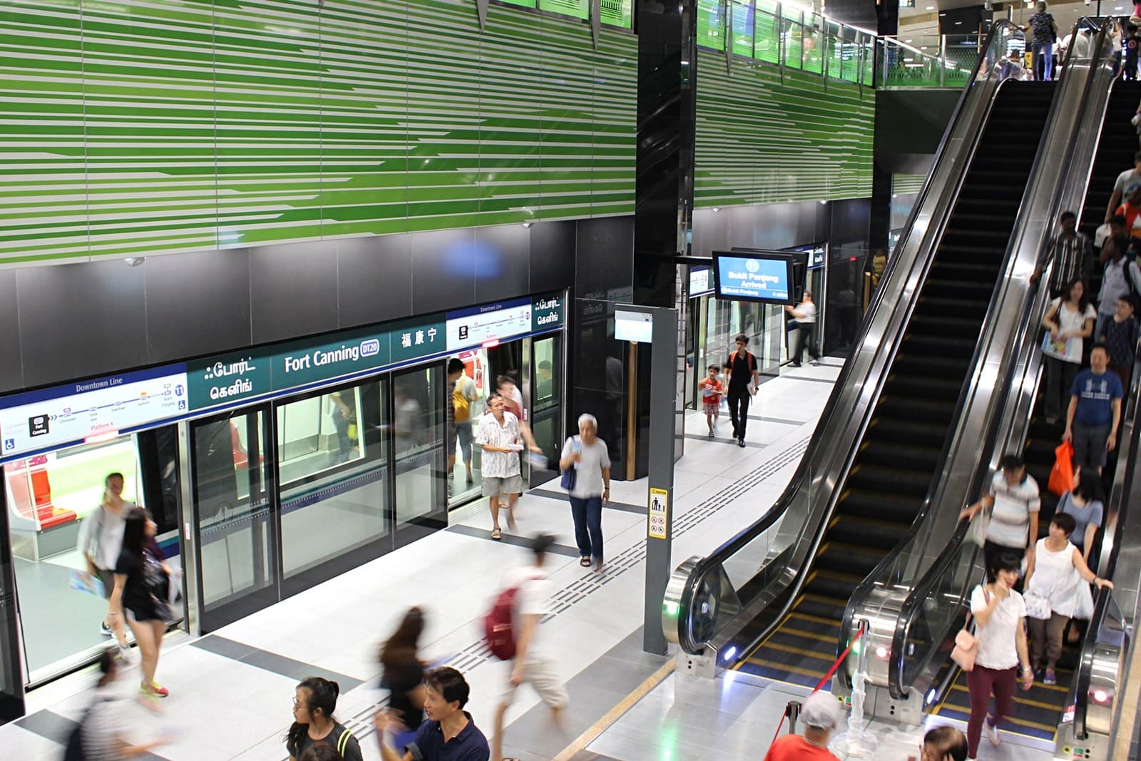 Fort Canning MRT station (DT20), down River Valley Road Fort Canning MRT station on the Downtown Line, on River Valley Road