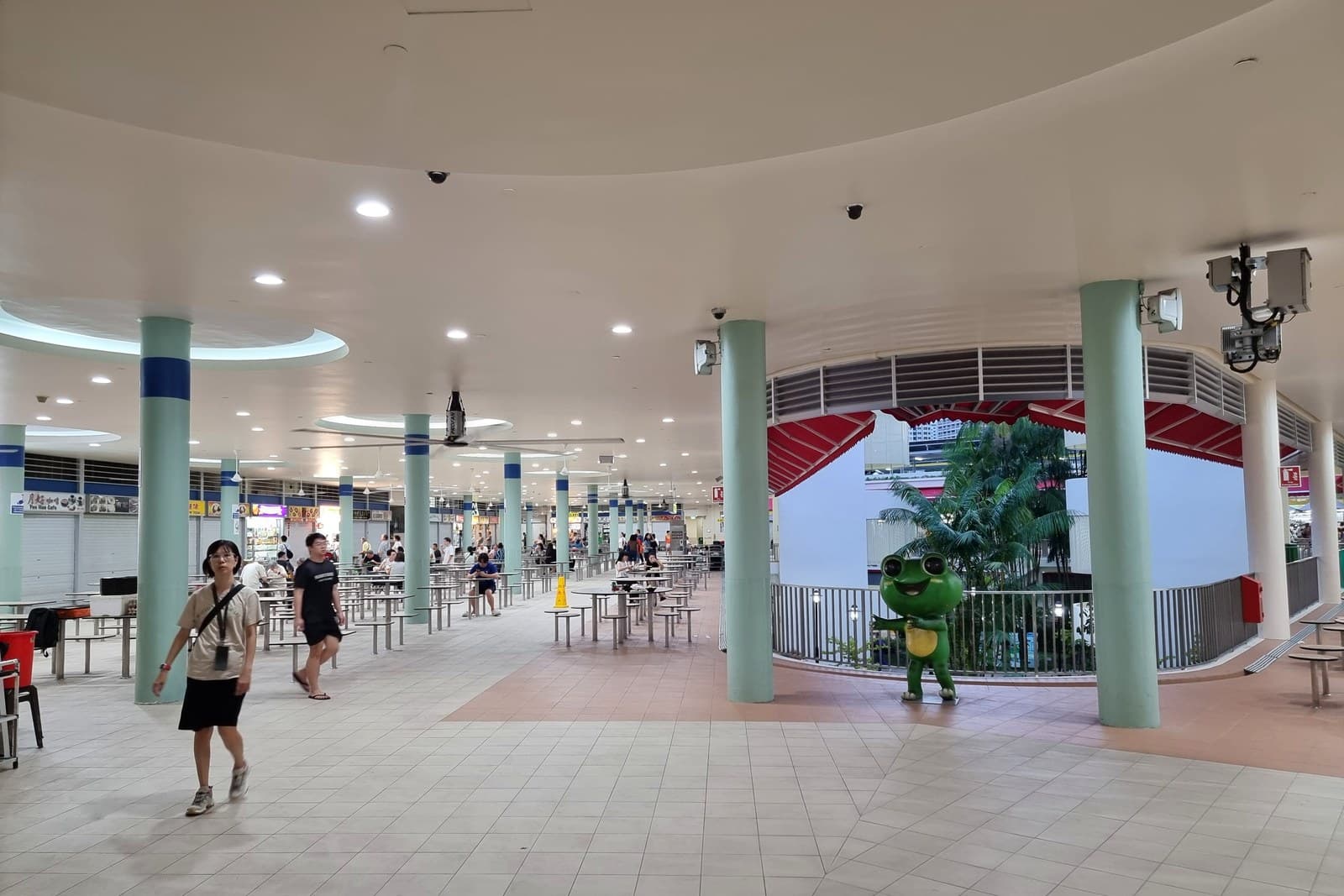 Tiong Bahru Market, about a kilometre from The River Opus Food centre level of Tiong Bahru Market